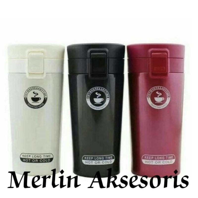 Termos kopi/ Travel Mug Coffee Tahan Air panas Dan Dingin Coffee Cup B46 Staniless  Stell