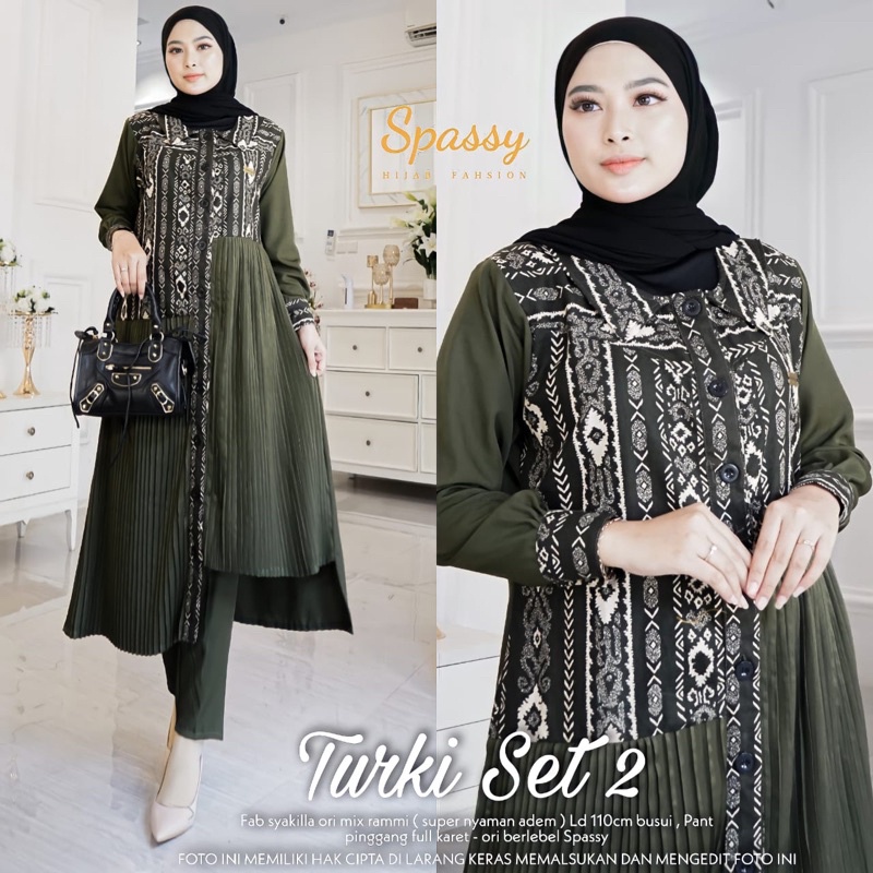 SETELAN WANITA BY SPASSY TURKI SET 2