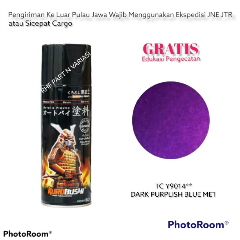 CAT SEMPROT SAMURAI PAINT DARK PURPLISH BLUE MET TC Y9014 / PYLOX SAMURAI CANDY UNGU