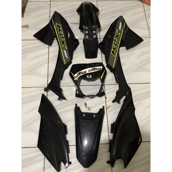 Cover body set tangki jok Kawasaki KLX Dtracker 150 G BF SE xtreme ori original fairing