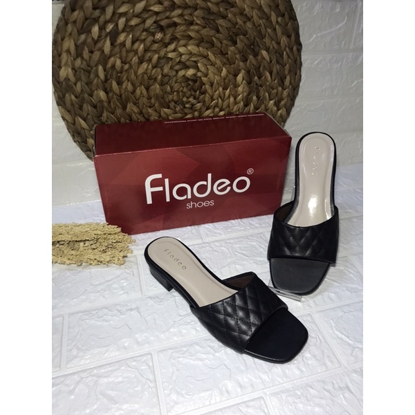 fladeo heels tahu hitam