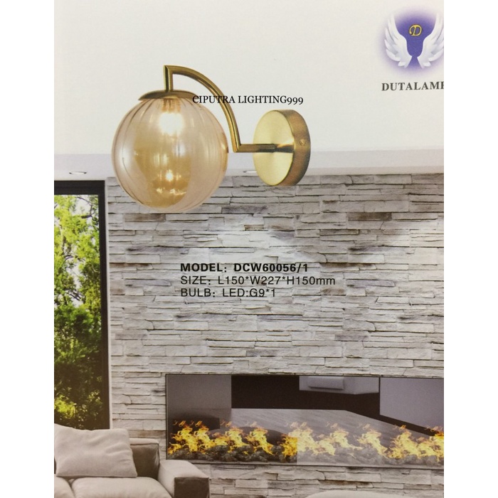 LAMPU DINDING HIAS MINIMALIS MODERN 1 LAMPU RUANG TAMU