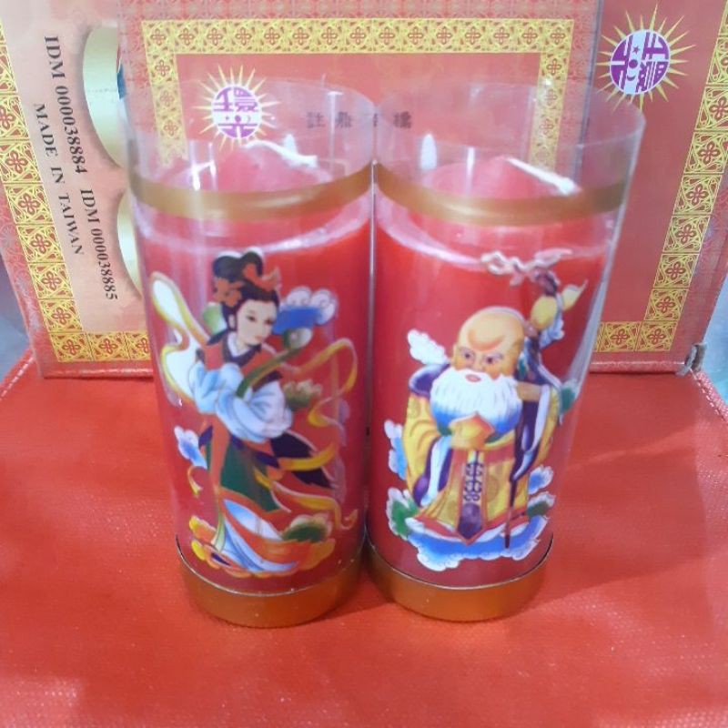 Lilin merah / Lilin Sembahyang / Lilin Puja / Lilin Taiwan