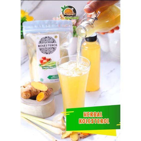 

Minuman ekstrak sereh anti kolesterol herbal instans