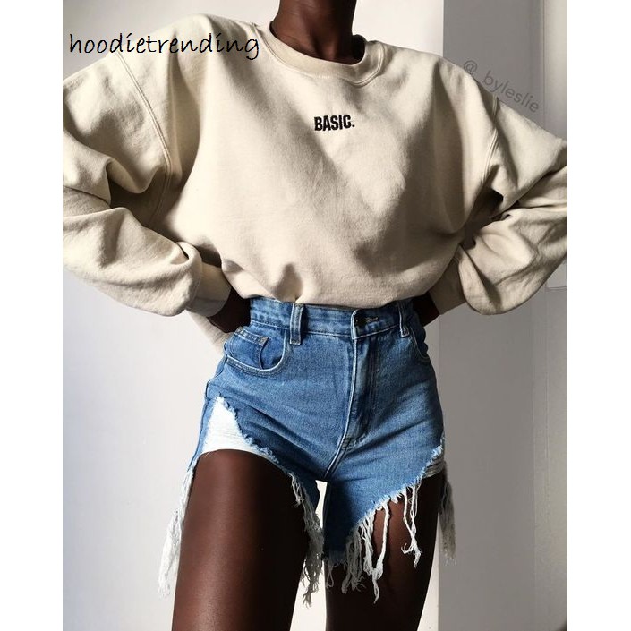 HODISO - Basic Sweater Basic. Size M-Xxl (Pria&amp;Wanita) Tumblr Pinterest Korean Style