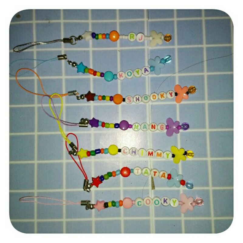 (BTS)  BT21 CHARM PHONE STRAP