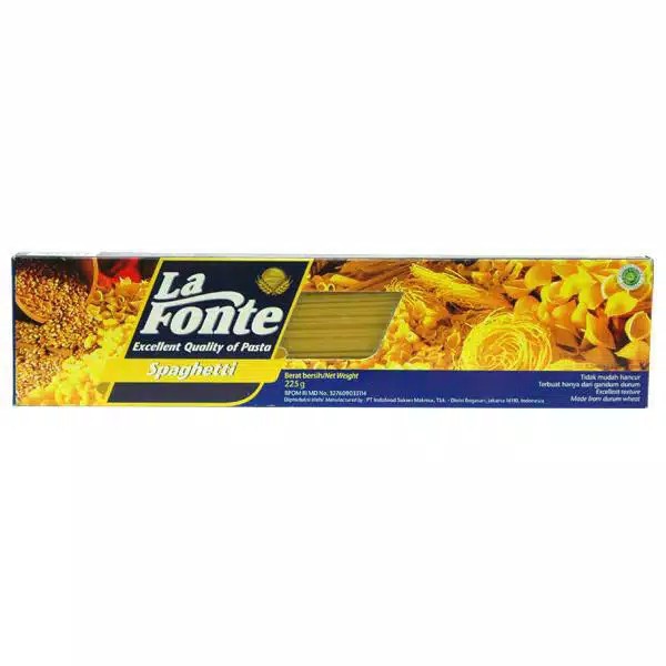 

Gudang Sayur - Lafonte Spaghetti 225 Gram