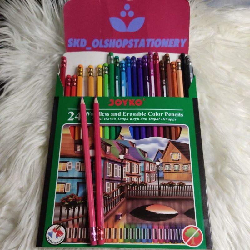 

pensil warna joyko hapus ( 24 warna