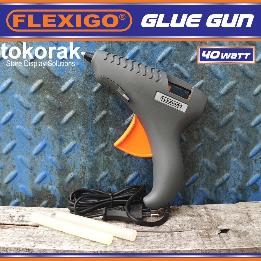 LEM TEMBAK GLUE GUN PRO 40 WATT FLEXIGO - LEM BAKAR