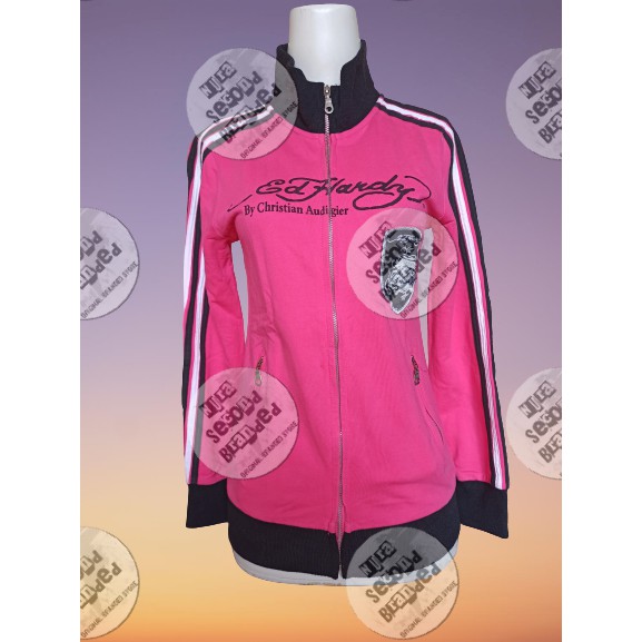 Baju Wanita Jaket Cewek Ed Hardy By Christian Audigier Original