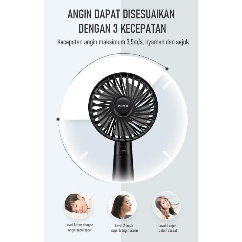 Kipas Robot RT-BFS1 RT BFS1  / RT BF 11 / 17  KIPAS Original Robot Shape Portable Fan dengan  colokan US