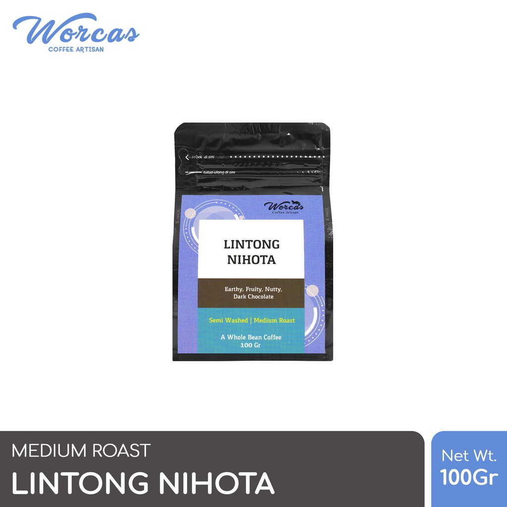 

WORCAS Kopi Arabika Lintong Nihota 100 Gram - Medium Roast