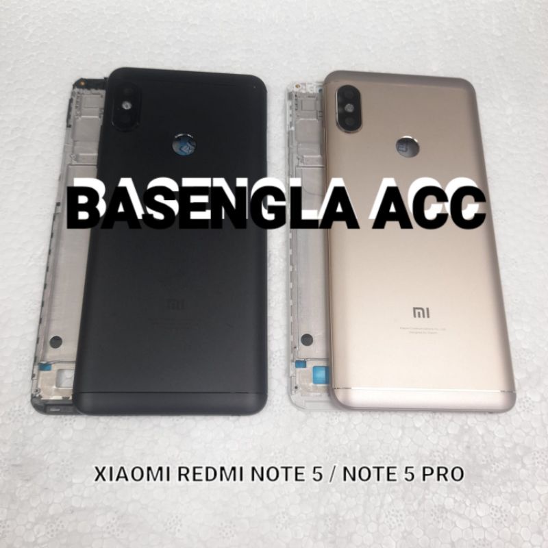 Kesing housing casing full set xiaomi redmi note 5 / note 5 pro frame + backdoor ORIGINAL
