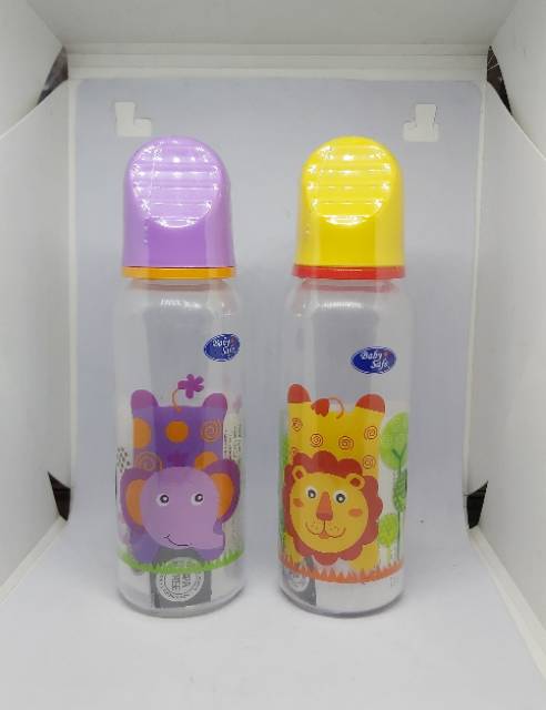 Botol Susu Baby Safe 250ml JS004 / Botol Susu Karakter