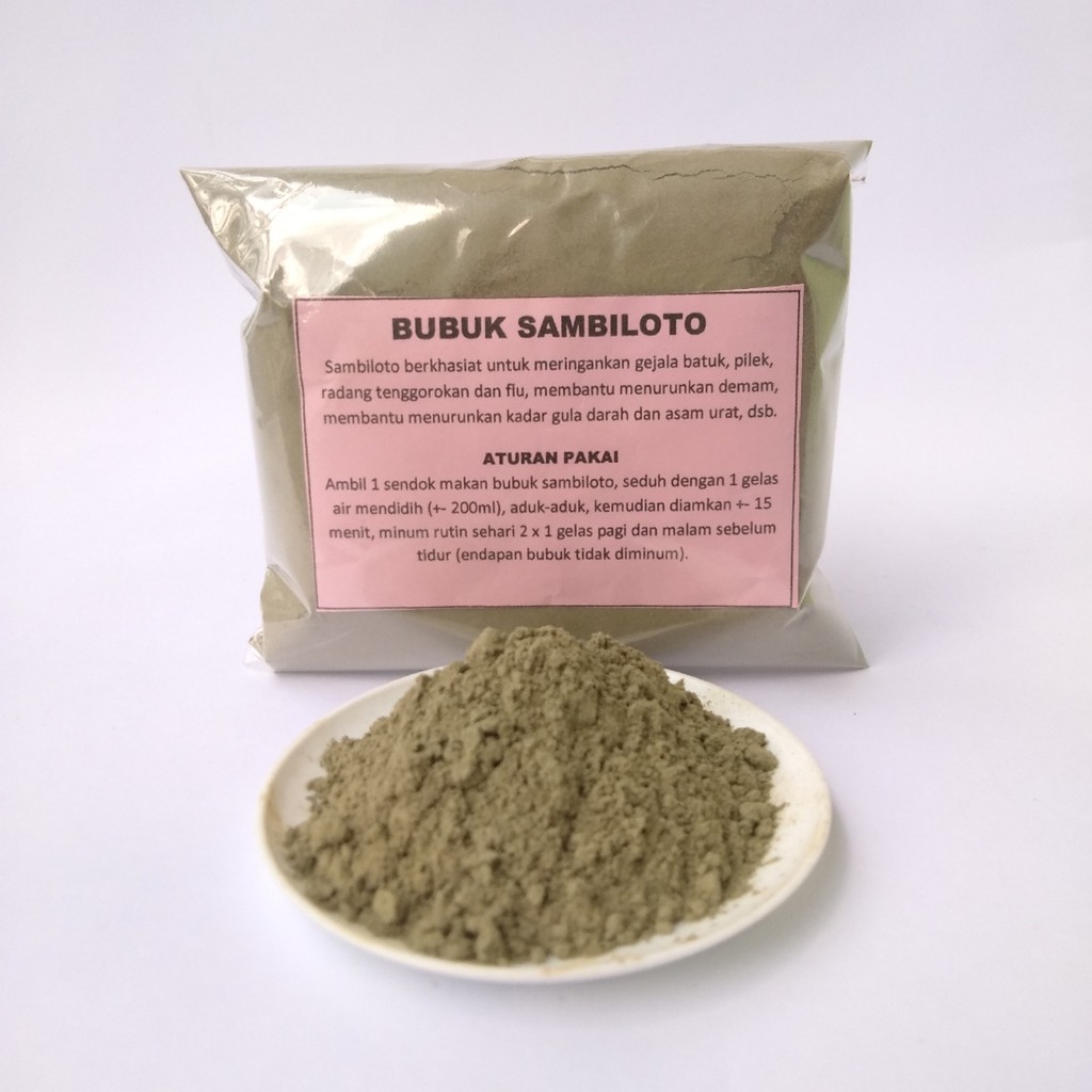 Bubuk Sambiloto Antivirus Alami 100gr