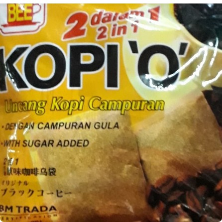 

Kopi instan dengan gula 2 in1 Bee Kopi O with sugar 28x28g