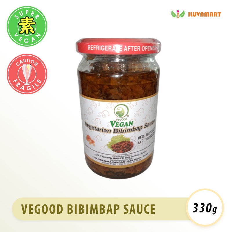

Vegood VEGETARIAN BIBIMBAP SAUCE INSTANT VEGAN 330gr Korean Food