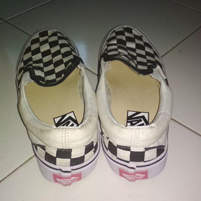 Sepatu Vans Slip On Checker Board Premium Quality | Shopee