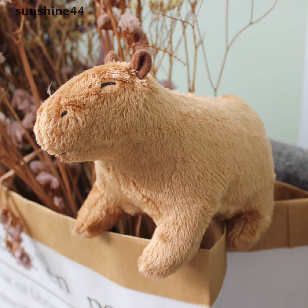 Sunshine Mainan Boneka Plush Capybara Lucu Untuk Hadiah Ulang Tahun