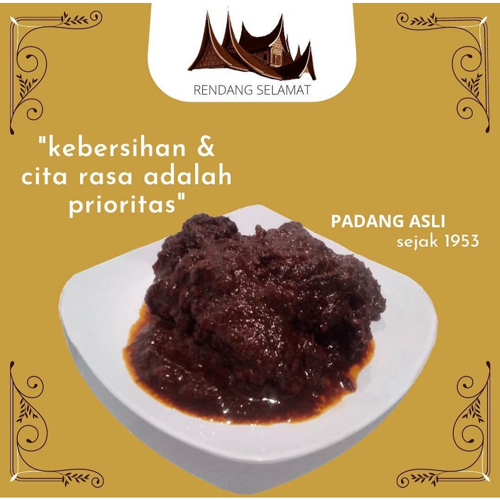 

Rendang Selamat Padang 500 gram