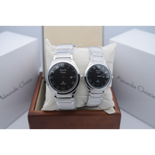 Alexandre Christie Ac 8538 Silver Black Original