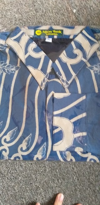 Kamandanu Blue Kemeja Batik Pria Full Furing Katun Primisima