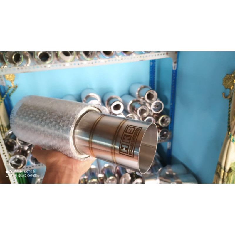 Knalpot Mobil HKS bass garing, bass bulet