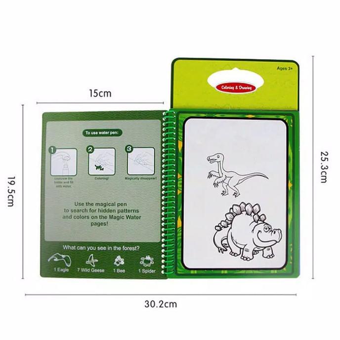 

Buku Gambar Ajaib/Buku Mewarna Ajaib/Magic Water Drawing Book