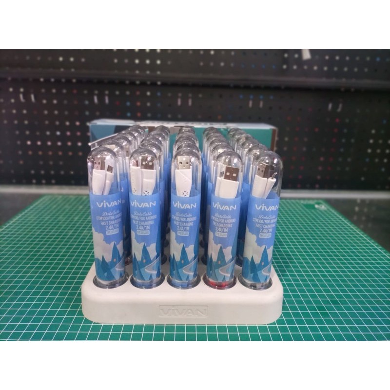 KABEL DATA VIVAN CTM MICRO USB MINI TUBE / ANDROID