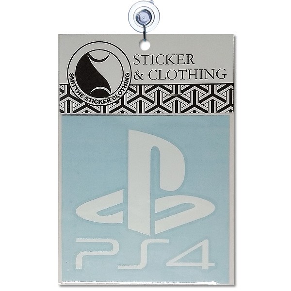 Stiker PS4 Playstation 4 Console Logo Cutting Sticker untuk aksesoris Mobil Motor