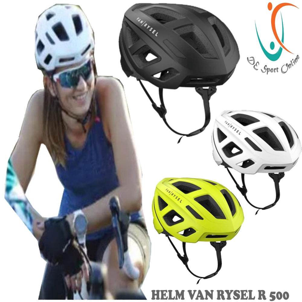 HELM SEPEDA BALAP VAN RYSEL ROAD R 500 PRODUK IMPORT HELM SEPEDA ORIGINAL VAN RYSEL