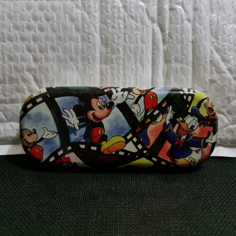 

Kotak Tempat Pensil Pulpen / Kacamata Mickey Mouse Disney Metal Anak
