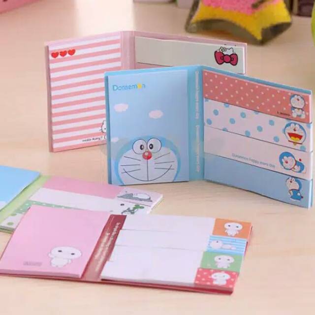 

Mini sticky note character book