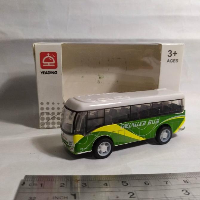 +++++] Miniatur Diecast Bus Yeading Ban karet Pullback