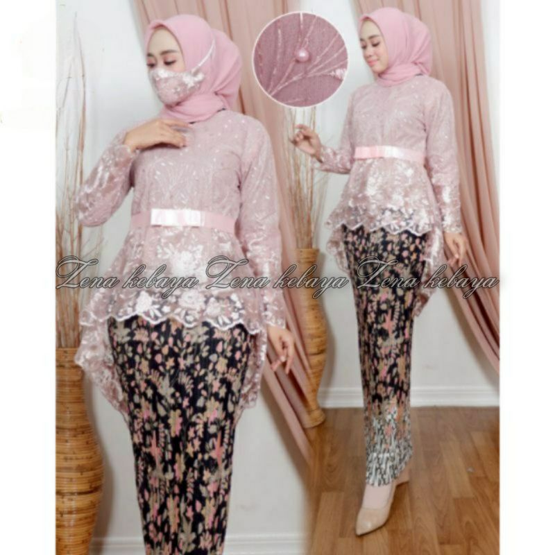 SETELAN KEBAYA MODERN KEBAYA WISUDA KEBAYA AURORA TILLE