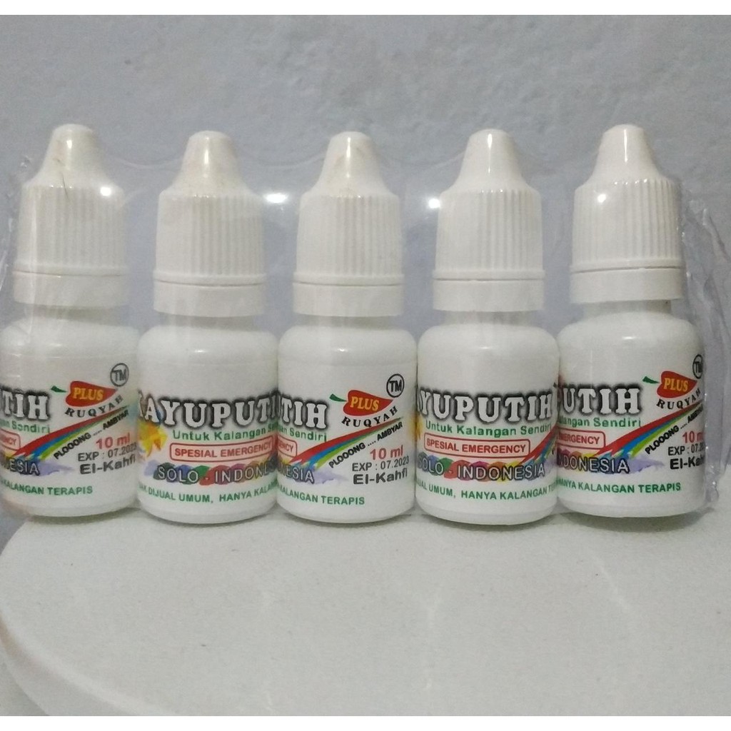 minyak kayu putih plus ploong Al Kahfi pereda asma batuk dahak original