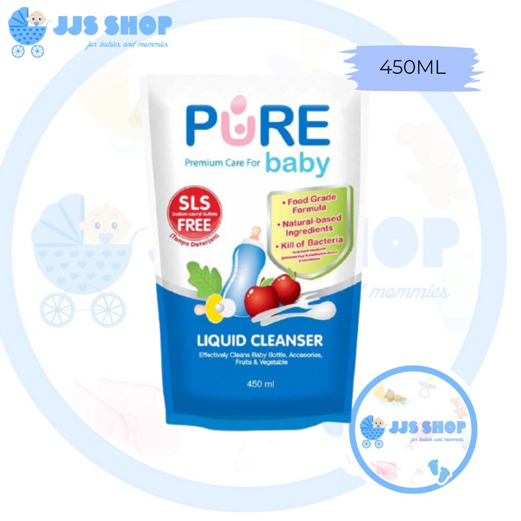 PURE BB PUREBB BABY LIQUID CLEANSER 450ML 700ML SABUN CUCI BOTOL PERLENGKAPAN MAKAN ANAK BAYI