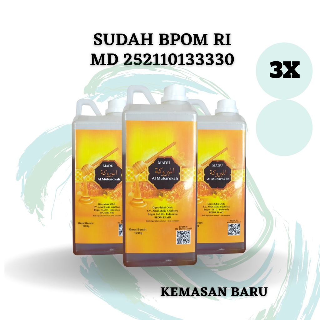 HARGA PROMO 3 Madu Hutan Kalimantan 1 kg Al mubarokah