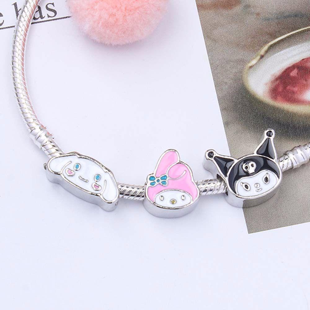 Gelang Rantai Manik Cinnamoroll Kuromi DIY Untuk Anak Perempuan