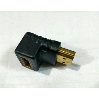 CONNECTOR HDMI FEMALE TO MALE TEKUK VEGGIEG HA-90