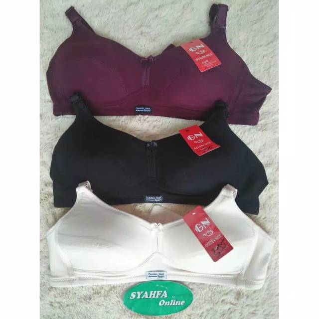 𝐊𝐈𝐑𝐀𝐍𝐈 Bra BH Sport Wanita Dewasa Tanpa Kawat Tanpa Busa Jumbo Bra Sports Trendy