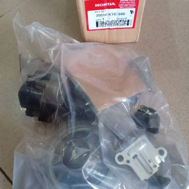 KUNCI KONTAK + TUTUP TANGKI MEGA PRO MONOSOK FI ASLI HGP 35010-KYE-940 35010KYE940