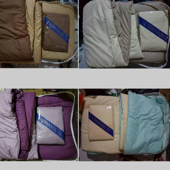 WW5 BEDCOVER ONLY BOLAK BALIK 2WARNA EMBOSS KATUN JEPANG _