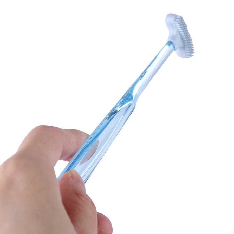 Sikat Lidah Tongue Oral Scraper Cleaner - LSO135 - Blue