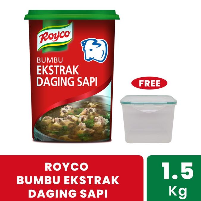 

Royco Bumbu Ekstrak Daging Sapi 1.5Kg Free Cannister Knorr Berryolshop42
