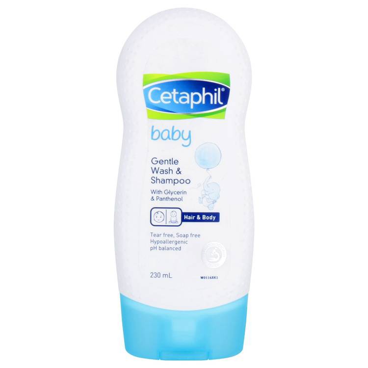 Cetaphil Baby Gentle Wash &amp; Shampoo 230ml Sampo Mandi Bayi