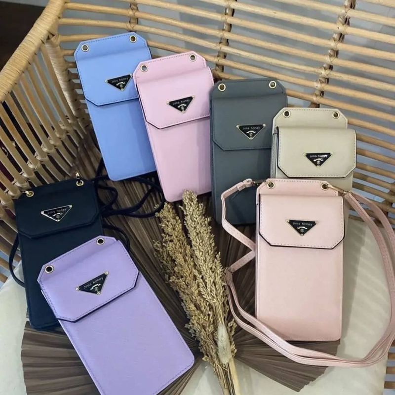 Mini bag wanita/Tas HP/Peony mini bag Jim honey