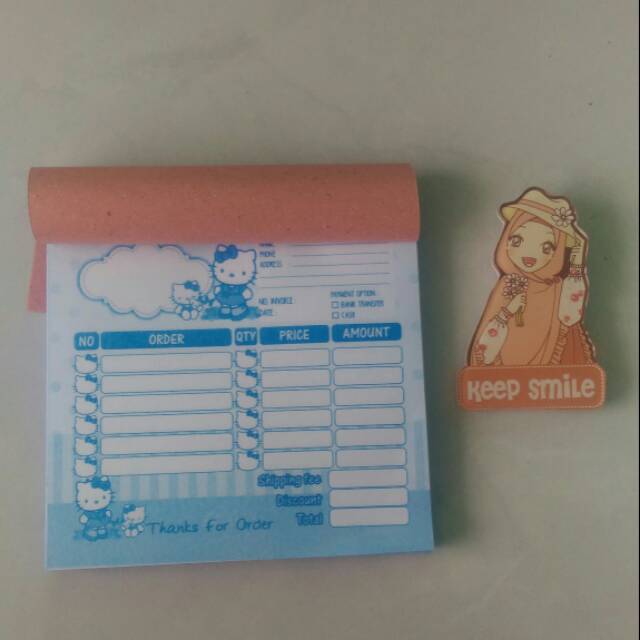 

Promo Nota olshop mini rangkap/nota olshop/nota 1/6