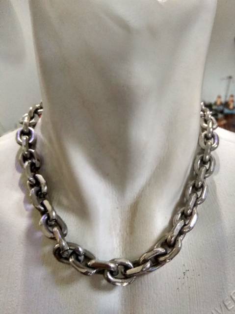 Kalung Pria Rantai Besar Stainless Stell Cowok Macho