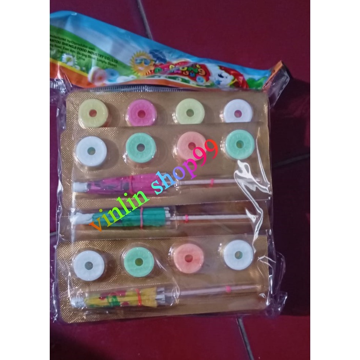 

Permen Siul Suit Strip Payung Isi 5 Strip - Permen